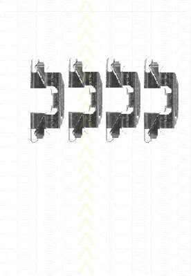 Комплектующие, колодки дискового тормоза