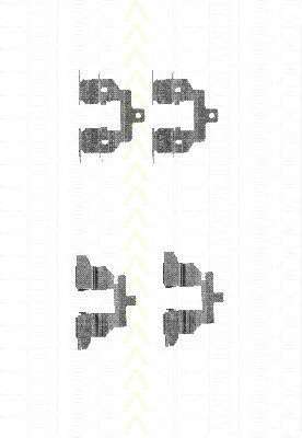 Комплектующие, колодки дискового тормоза