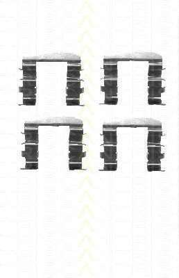 Комплектующие, колодки дискового тормоза