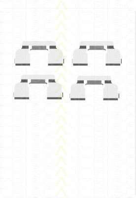 Комплектующие, колодки дискового тормоза