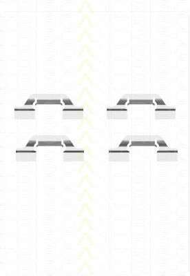 Комплектующие, колодки дискового тормоза