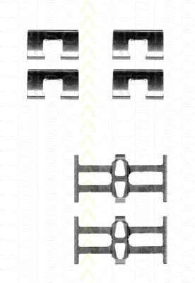 Комплектующие, колодки дискового тормоза