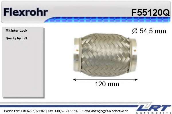 Гофрированная труба, выхлопная система