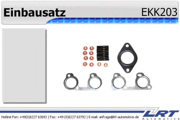 Монтажный комплект, катализатор. Монтажный комплект, выпускной коллектор