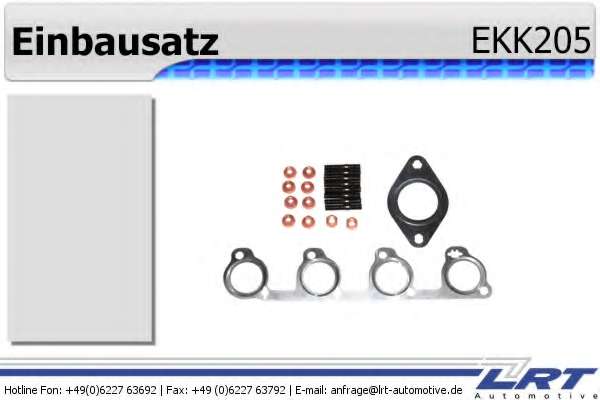Монтажный комплект, катализатор. Монтажный комплект, выпускной коллектор