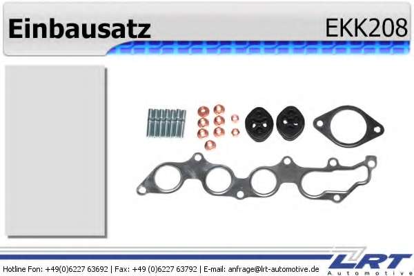 Монтажный комплект, катализатор. Монтажный комплект, выпускной коллектор