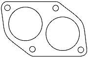 Прокладка, труба выхлопного газа