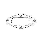 Прокладка, труба выхлопного газа