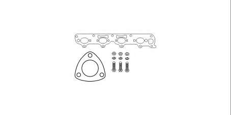 Монтажный комплект, катализатор