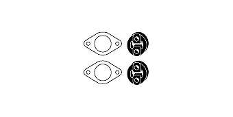 Монтажный комплект, труба выхлопного газа