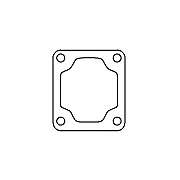 Уплотнительное кольцо, труба выхлопного газа