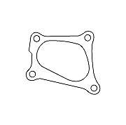 Прокладка, труба выхлопного газа