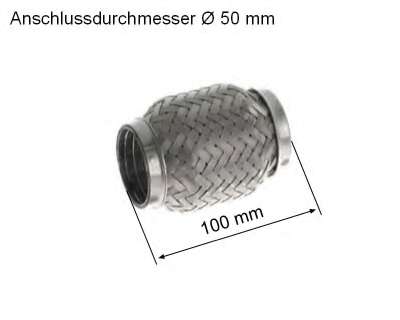 Гофрированная труба, выхлопная система. Гофрированная труба, выхлопная система