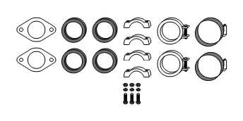 Монтажный комплект, система выпуска