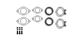 Монтажный комплект, система выпуска