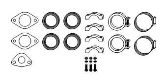 Монтажный комплект, система выпуска