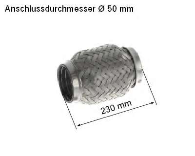 Гофрированная труба, выхлопная система