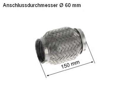 Гофрированная труба, выхлопная система