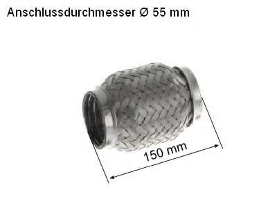 Гофрированная труба, выхлопная система