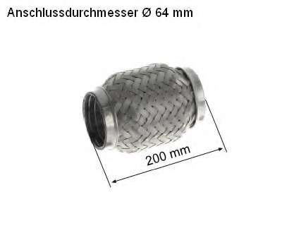 Гофрированная труба, выхлопная система