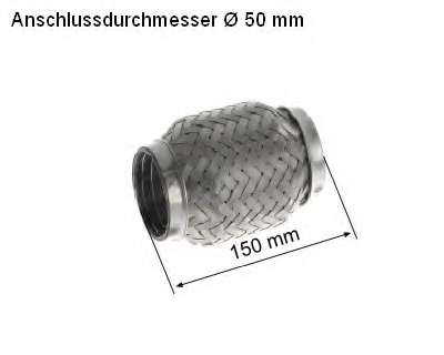 Гофрированная труба, выхлопная система