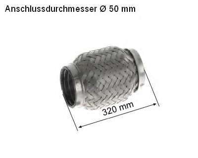 Гофрированная труба, выхлопная система