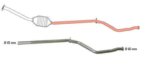 Ремонтная трубка, катализатор