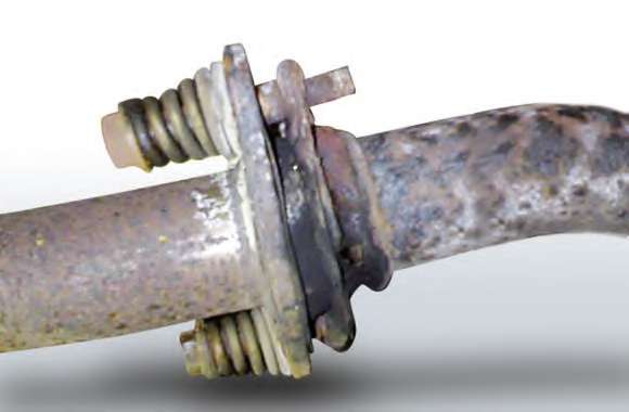 Фланец, труба выхлопного газа