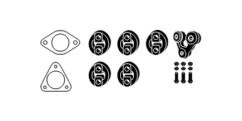 Монтажный комплект, система выпуска