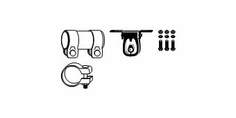 Монтажный комплект, глушитель