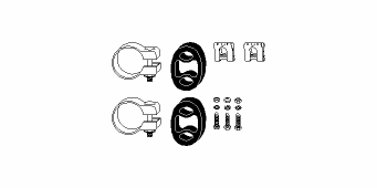 Монтажный комплект, система выпуска