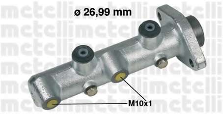 Циліндр гальмівний (головний) Iveco Daily 89-06 (d=26.99mm)