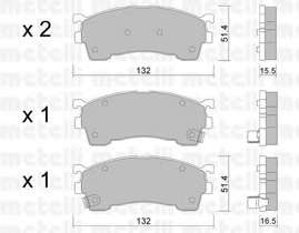 Колодки гальмівні (передні) Mazda 626 IV/V 91-02/MX-6 92-97/Ford USA Probe 93-98