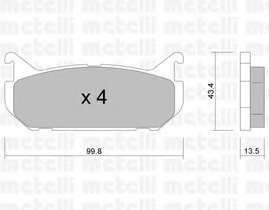 Колодки гальмівні (задні) Mazda 626 91-02