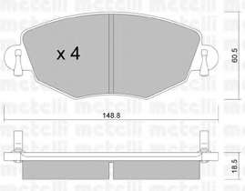 Колодки гальмівні (передні) Ford Mondeo III 00-07/Jaguar X-Type 01-09