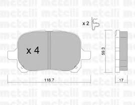 Колодки гальмівні (передні) Toyota Camry/ Lexus ES 96-06