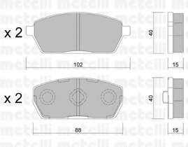 Комплект тормозных колодок, дисковый тормоз
