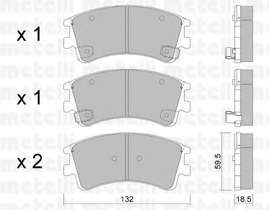 Колодки гальмівні (передні) Mazda 6 02-08