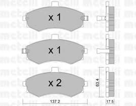 Колодки гальмівні (передні) Hyundai Elantra 00-06/Matrix 01-10/Kia Cerato 06-09
