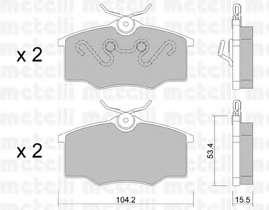 Колодки гальмівні (передні) Opel Corsa B 99-00
