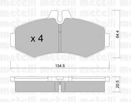 Колодки гальмівні (передні) MB Vito (W638) 96-03