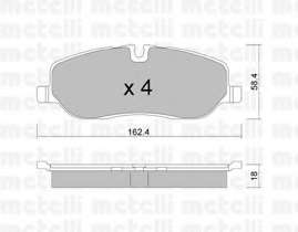 Колодки гальмівні (передні) Land Rover Discovery III/IV 04-18/Range Rover III 02-12/Sport I 05-13