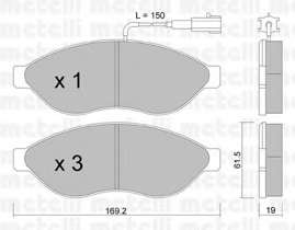 Колодки гальмівні (передні) Citroen Jumper/Fiat Ducato/Peugeot Boxer 06-