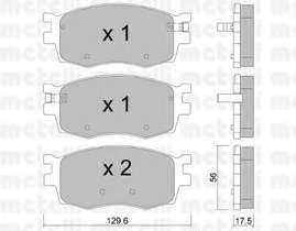 Колодки гальмівні (передні) Kia Rio II 05-/Hyundai i20 08-15/Accent 05-10