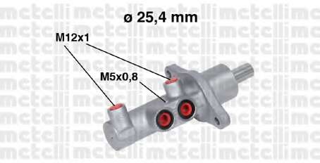 Циліндр гальмівний (головний) Mazda 3 03-09 (d=25.4mm)