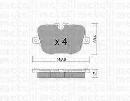 Колодки гальмівні (задні) Land Rover Range Rover III/Sport I/II 09-