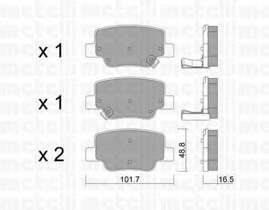 Колодки гальмівні (задні) Toyota Verso 09-18