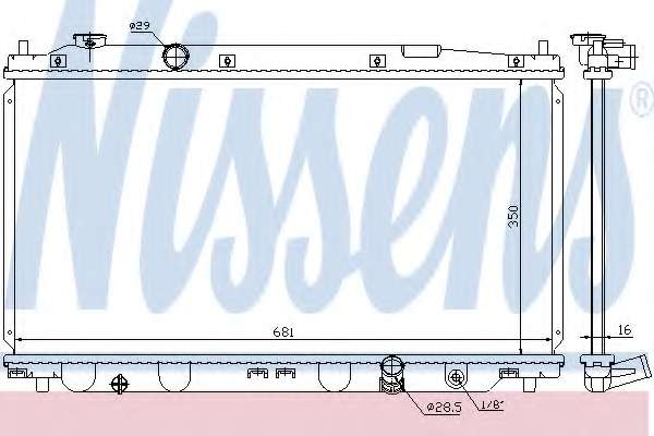 Радиатор, охлаждение двигателя