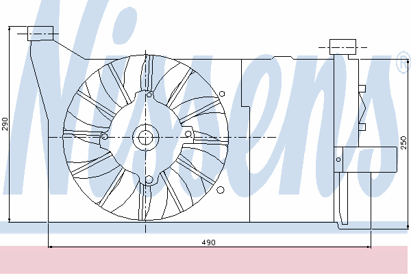 Вентилятор, охлаждение двигателя