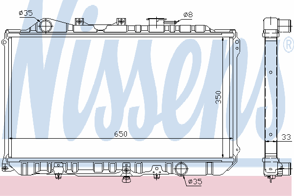 Радиатор, охлаждение двигателя